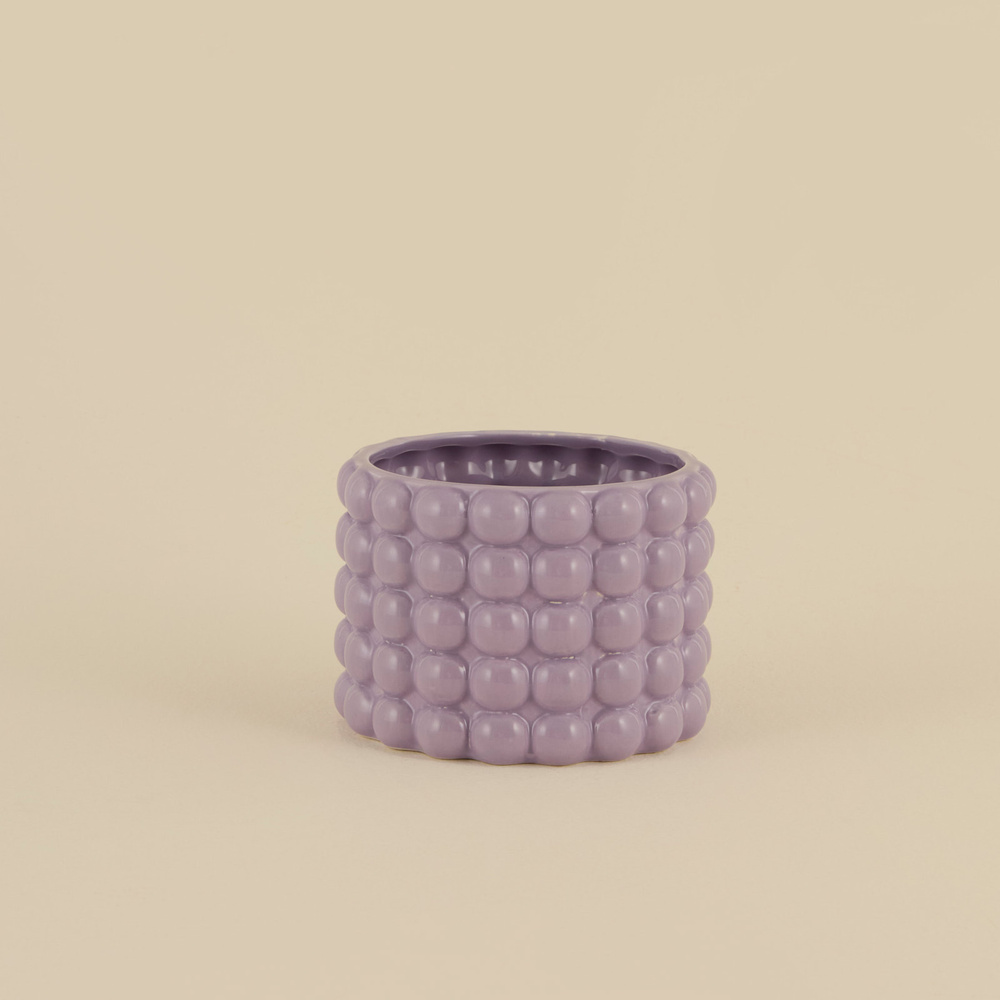 Karaca Home Rocco Saksı Lila 15 x 15 x 11 cm görseli 3