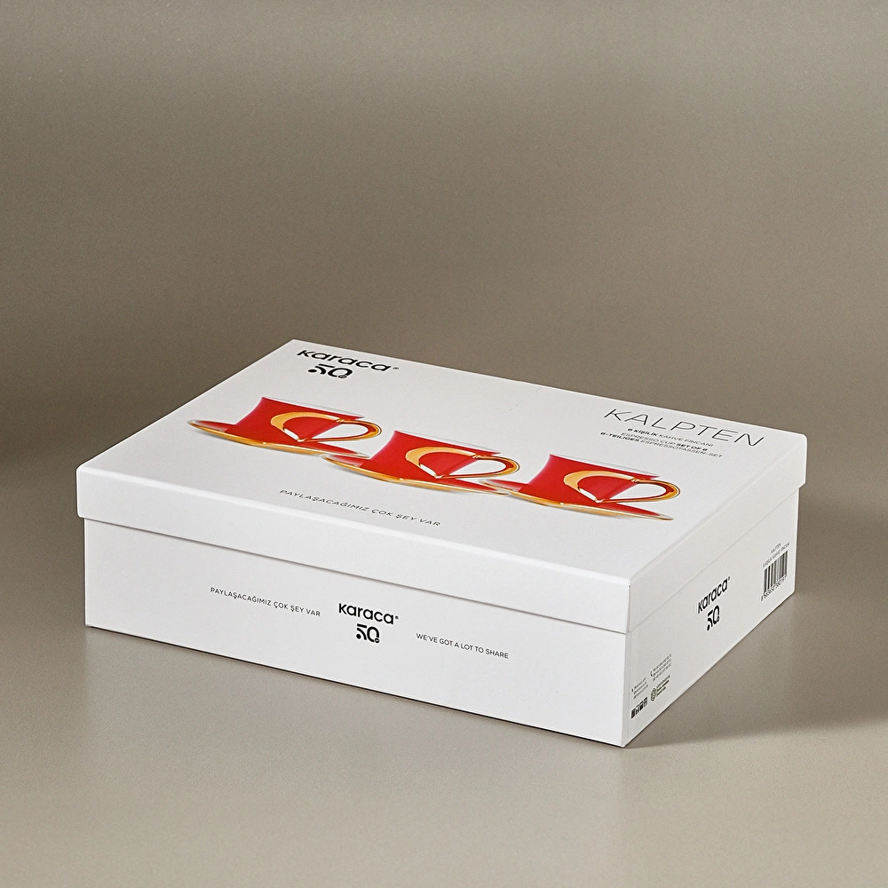 Karaca Kalpten 6 Kişilik Kahve Fincan Takımı 90 ml thumbnail 12