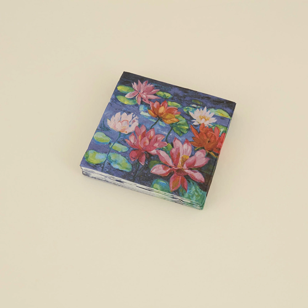 Karaca Home Bellis 20'li Lotus Flower Kağıt Peçete görseli 2