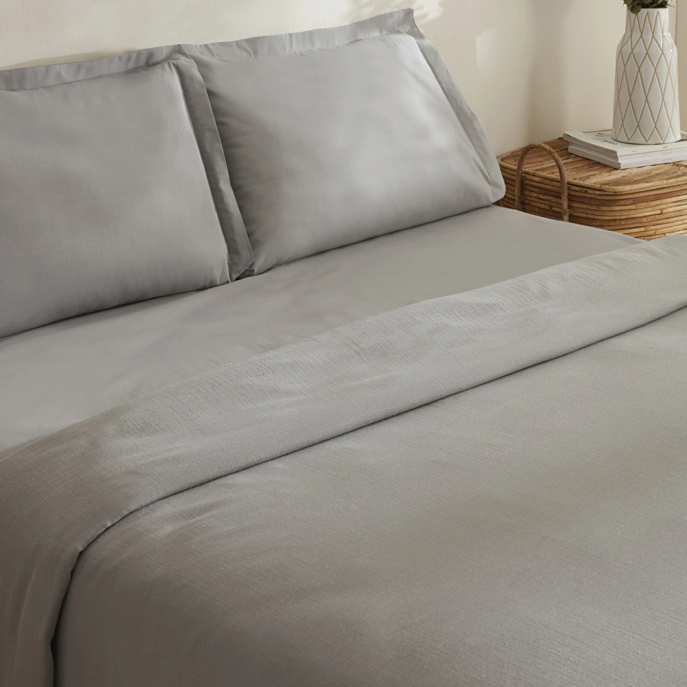 Karaca Home Farel Müslin Çift Kişilik Pike Açık Gri görseli 3
