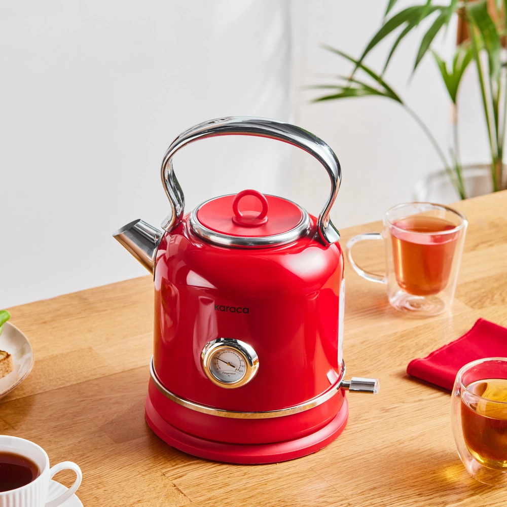 Karaca Artisan Retro Su Isıtıcısı Red görseli 2