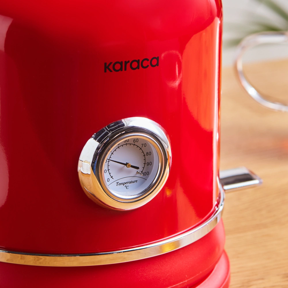 Karaca Artisan Retro Su Isıtıcısı Red görseli 4