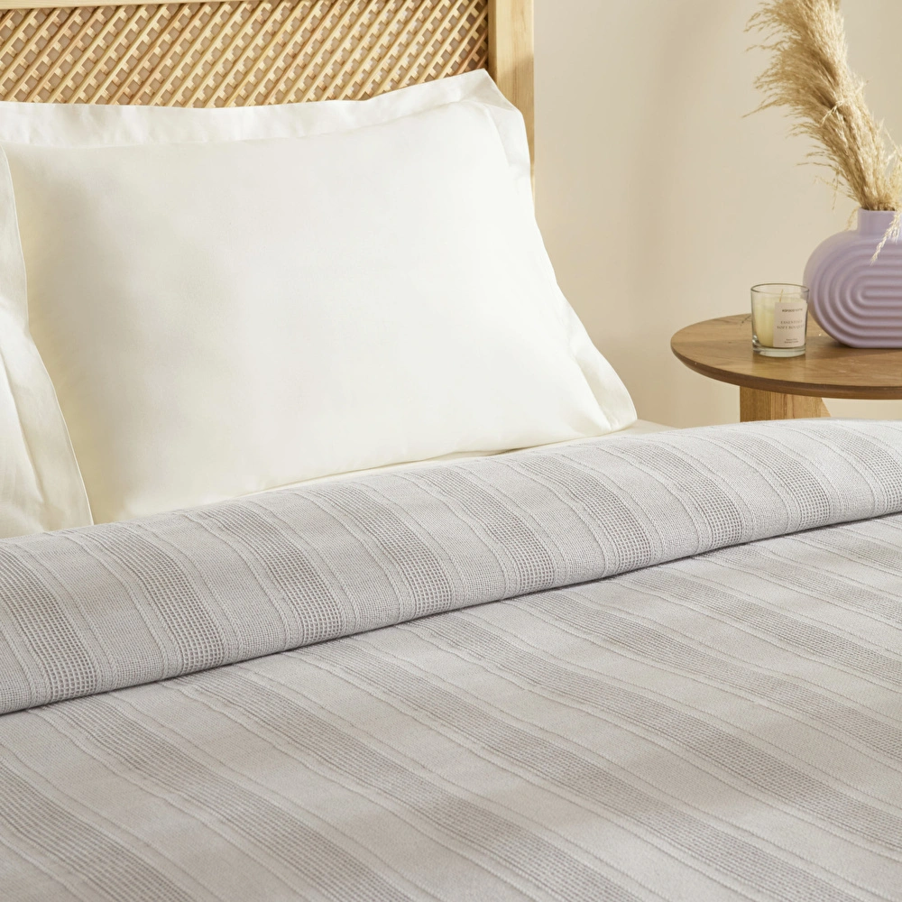 Karaca Home Verona %100 Pamuk Çift Kişilik Pike Taş görseli 5