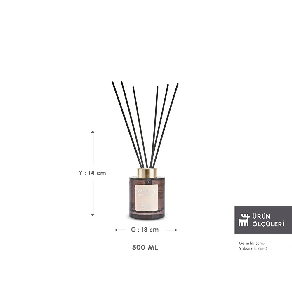Karaca Smell The Sweet Serenity Black Vanilla Çubuklu Ortam Kokusu 500 ml görseli 2
