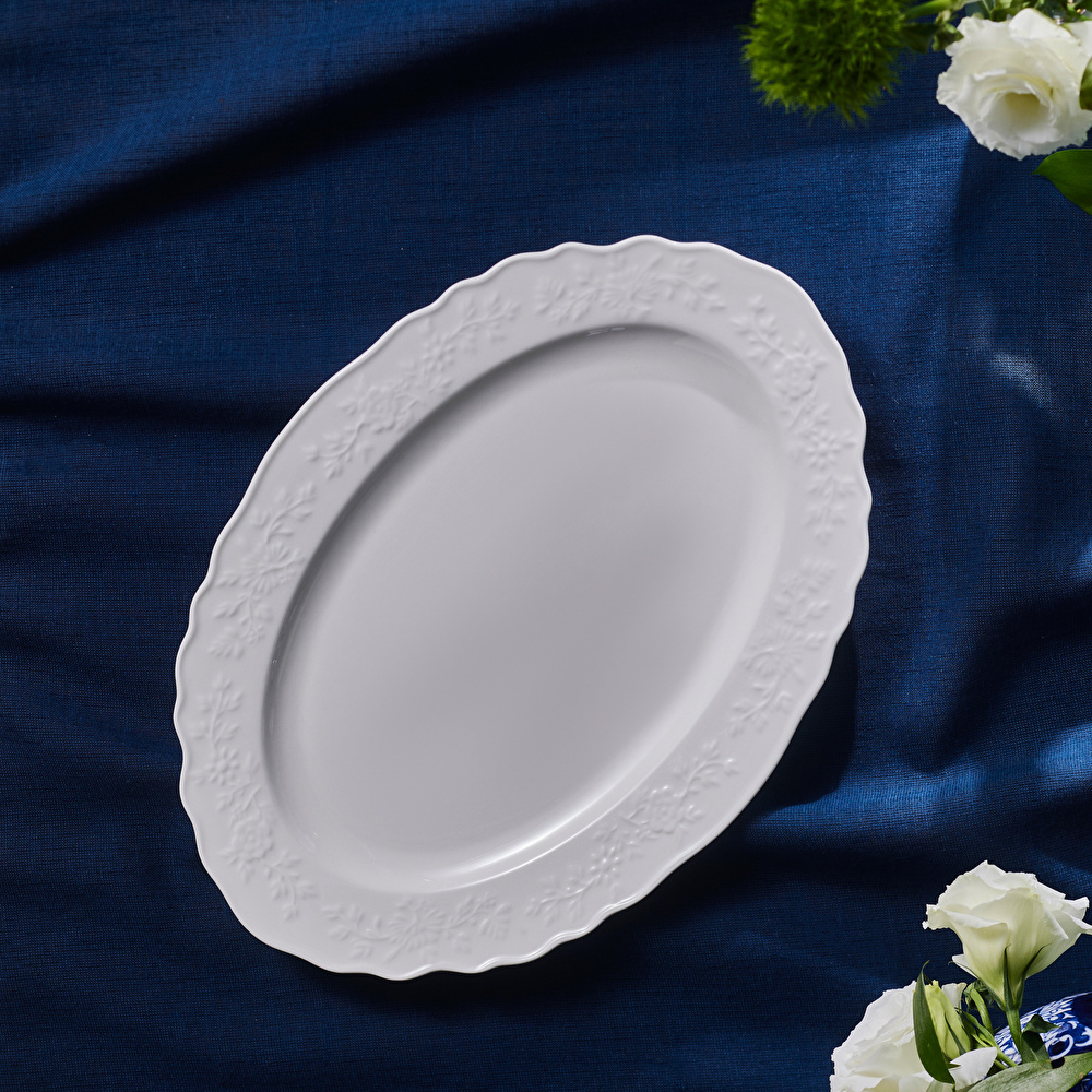 Karaca Beatrice Kayık Tabak 35 cm görseli 1