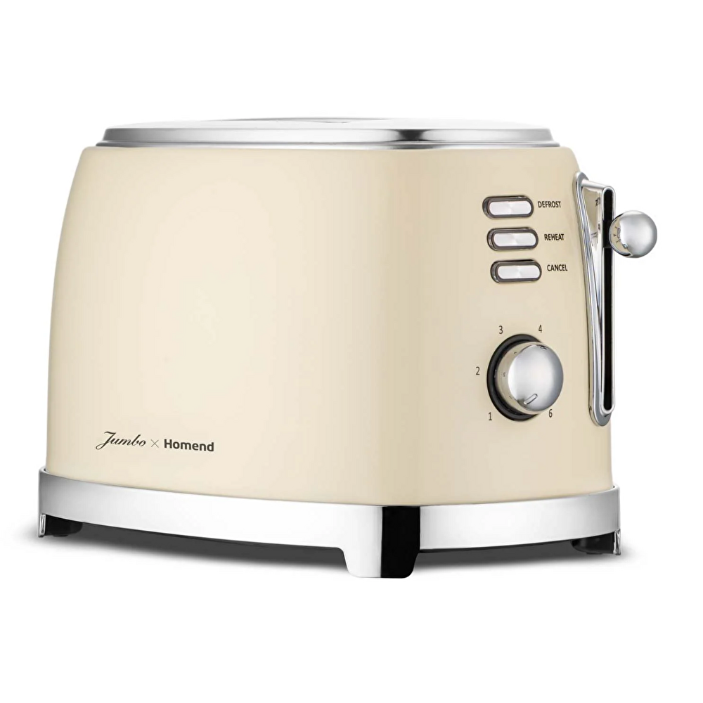 Homend X Jumbo 1526H Vintage Breadfast Ekmek Kızartma Makinesi görseli 2