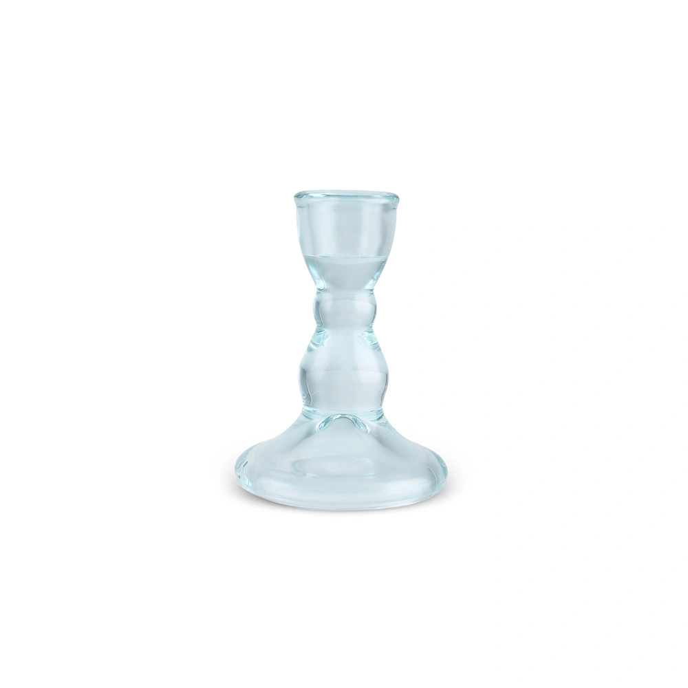 Karaca Home Marine Cam Şamdan Turkuaz 6,5 x 6,5 x 9 cm görseli 3
