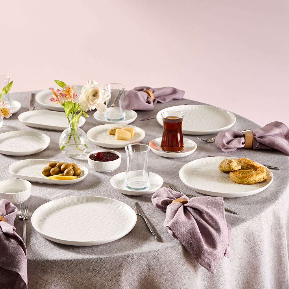 Karaca Forever Bone Rita 26 Parça 6 Kişilik Kahvaltı Takımı thumbnail 5