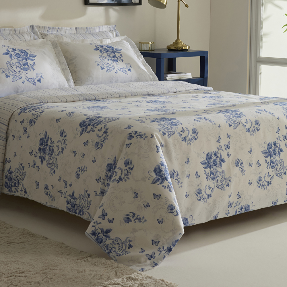 Karaca Home Roxy Krep Çift Kişilik Nevresim Takımı Multıcolour görseli 2