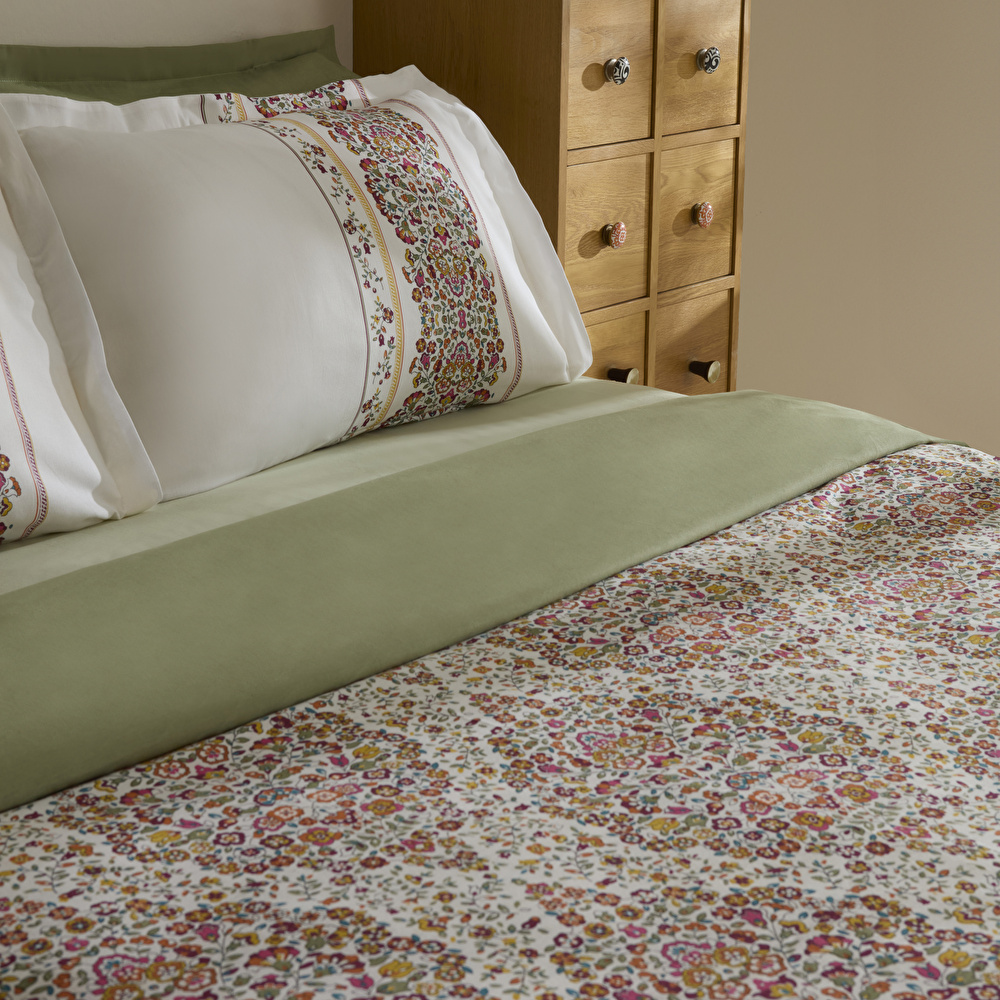 Karaca Home Nicole  Krep Çift Kişilik Nevresım Takımı MultıColour görseli 2