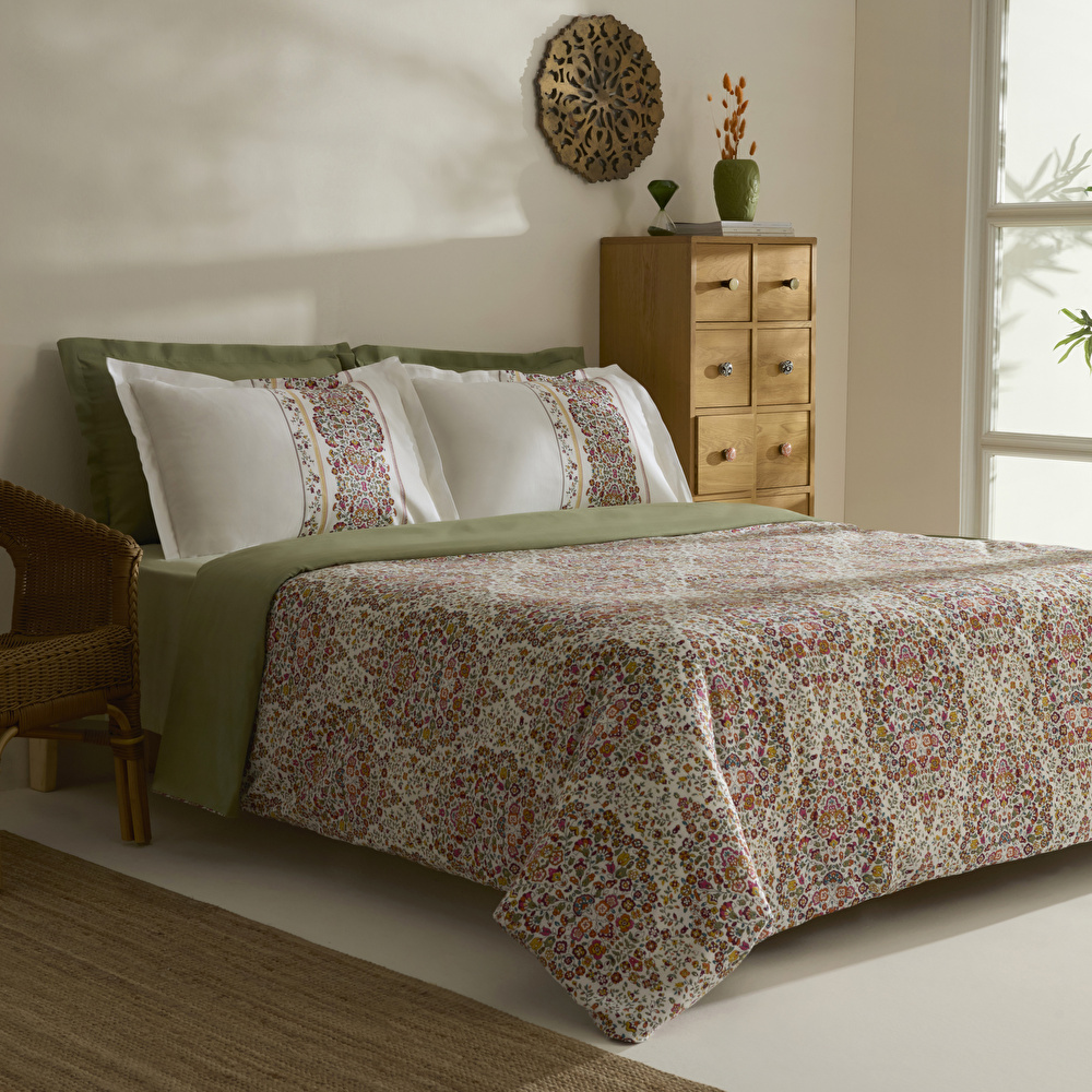 Karaca Home Nicole  Krep Çift Kişilik Nevresım Takımı MultıColour görseli 5