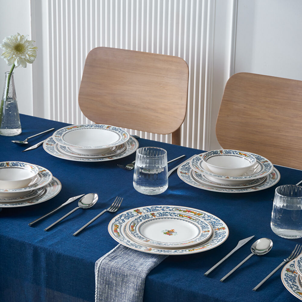 Karaca Forever Bone Vase 24 Parça 6 Kişilik Yemek Takımı thumbnail 5