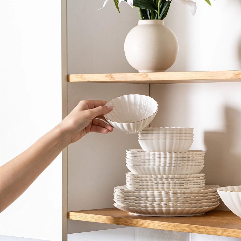 Emsan Perla Fine Bone 53 Parça 12 Kişilik Yemek Takımı görseli 12
