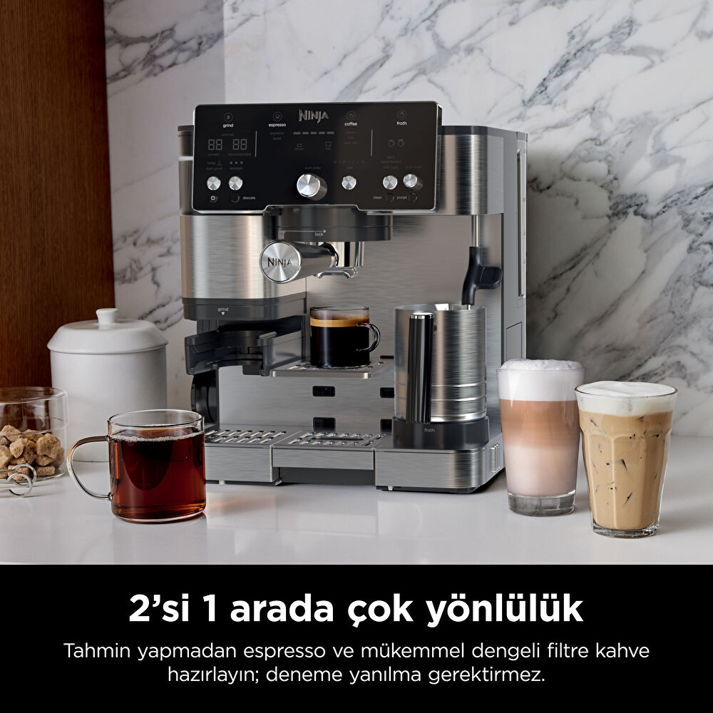 Ninja Luxe Cafe Essential Espresso Makinesi thumbnail 3