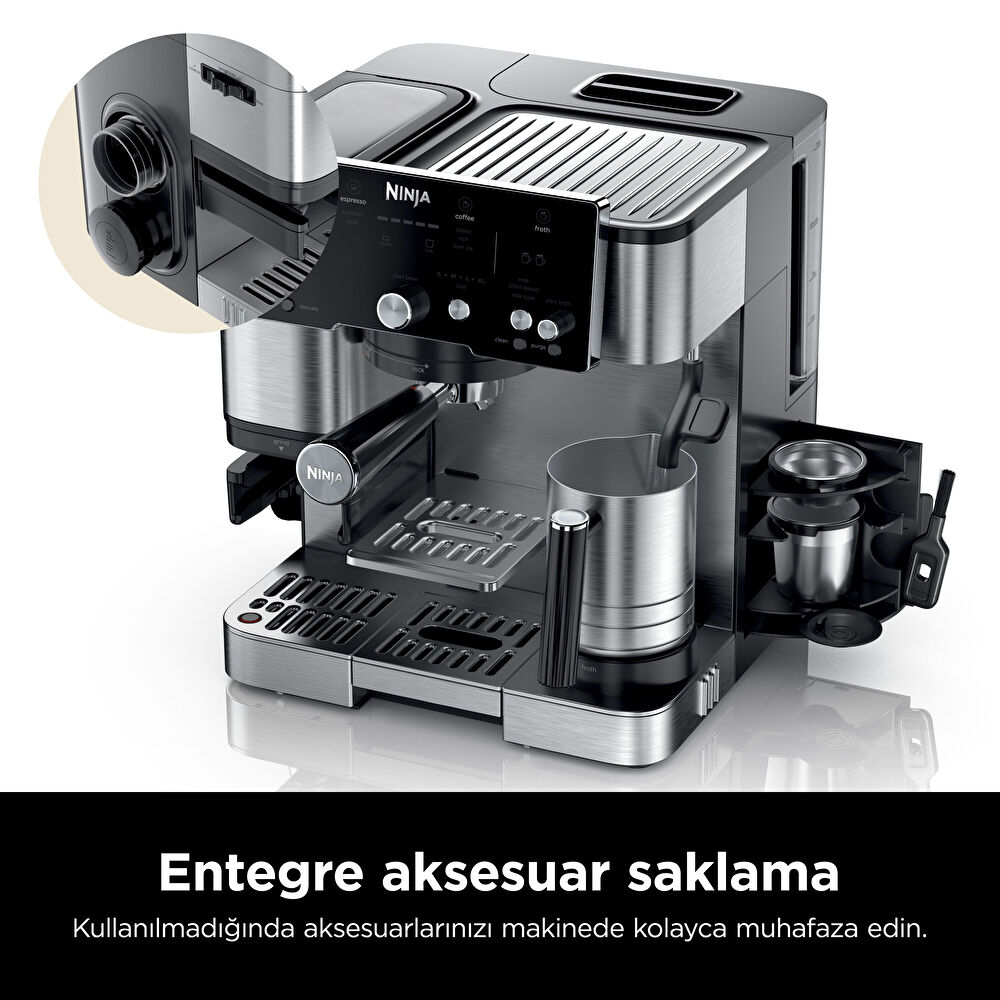Ninja Luxe Cafe Essential Espresso Makinesi thumbnail 9