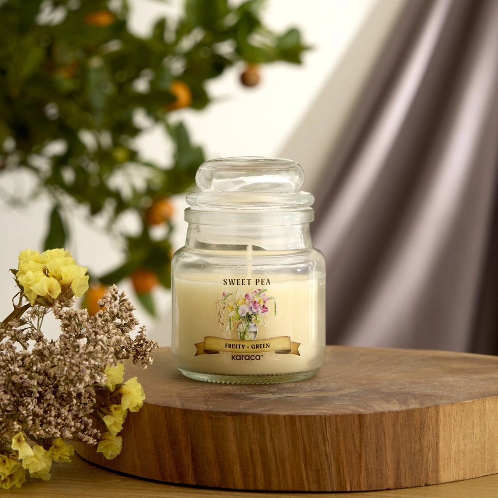 Karaca Home Terapi Tatlı Bezelye Kokulu Mum 65 gr görseli 3