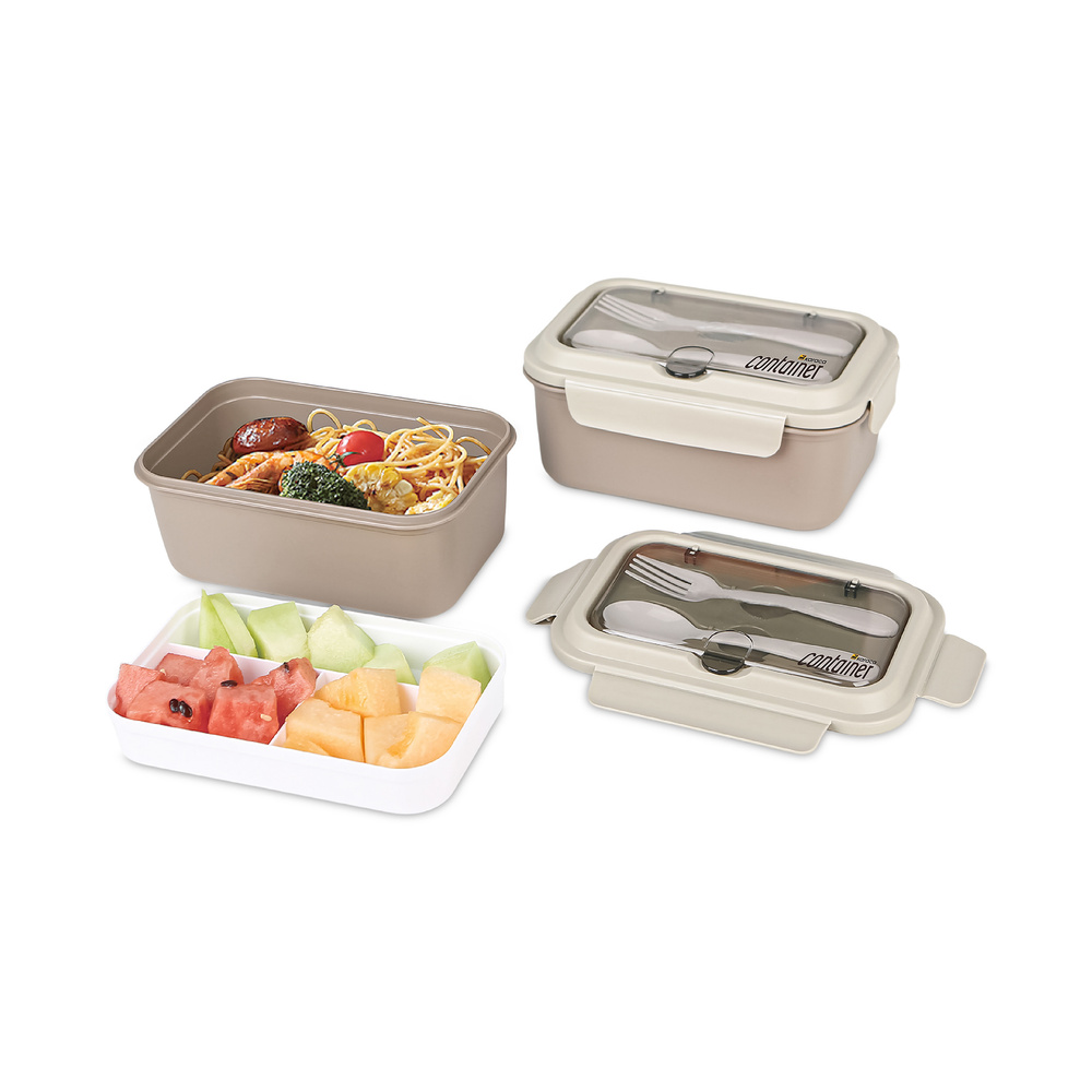 Karaca Container Ravenna Lunch Box Krem görseli 4