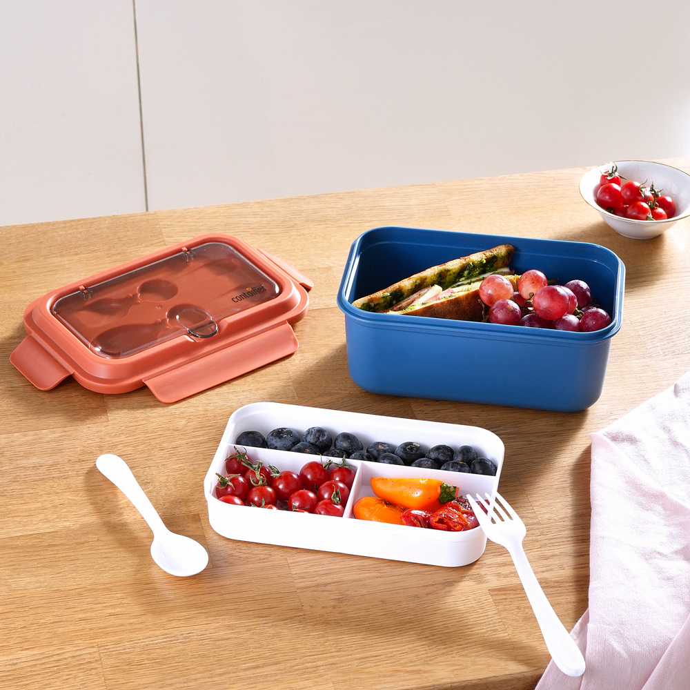 Karaca Container Ravenna Lunch Box Lacivert görseli 3