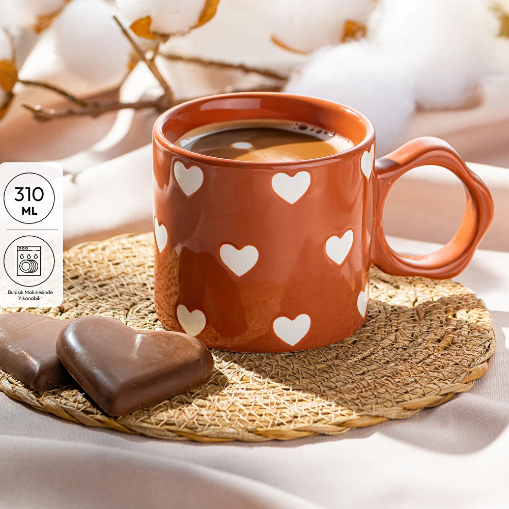 Emsan Kalp Kupa 310 ml görseli 1