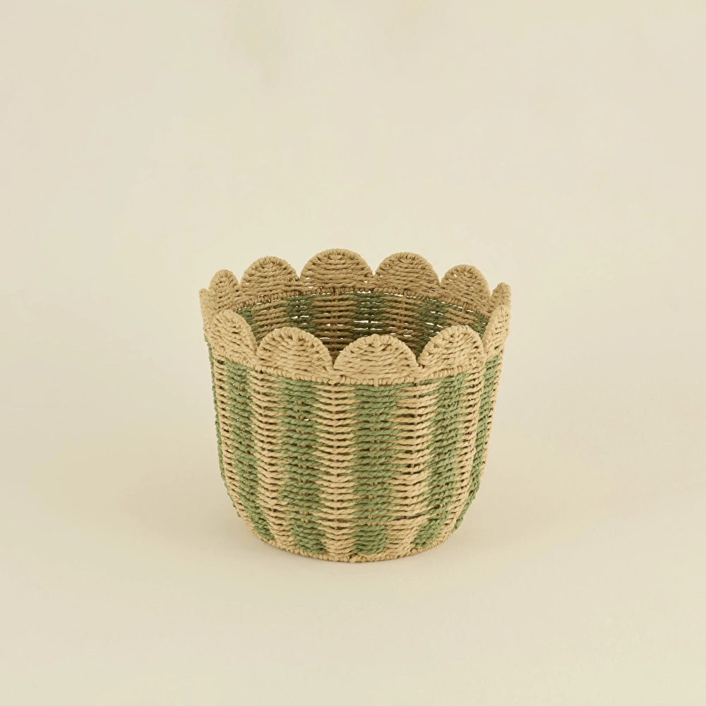 Karaca Home Nelia Dekoratif Sepet Saksı 30x25 cm görseli 3