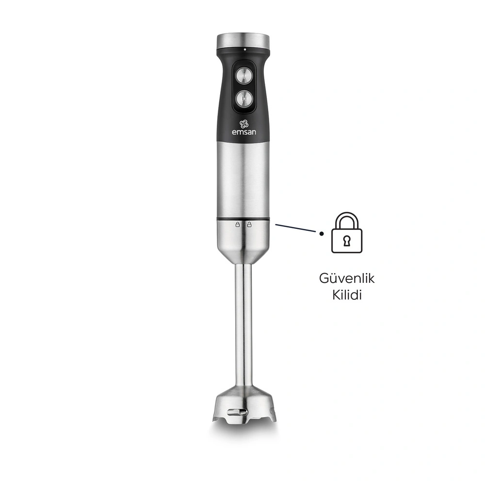 Emsan Gusto 3in1 Blender Seti Inox 1200W görseli 6
