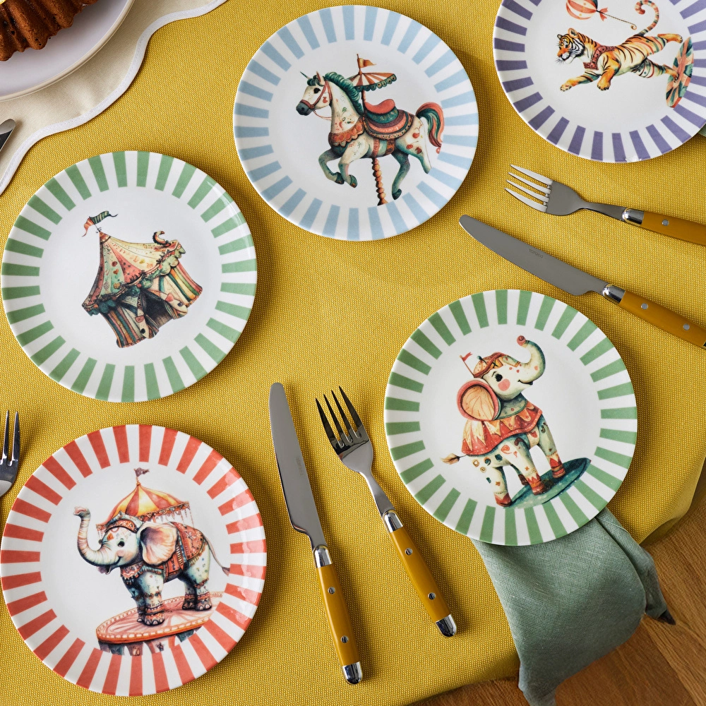 Karaca Carousel 6 Parça Porselen Pasta Seti görseli 2
