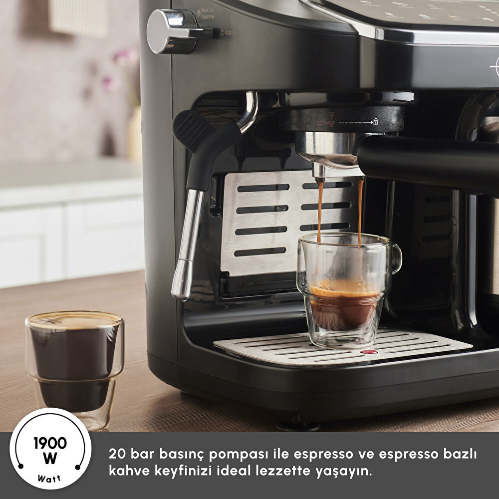 Karaca Hatır Perfetto Espresso ve Türk Kahvesi Makinesi thumbnail 10