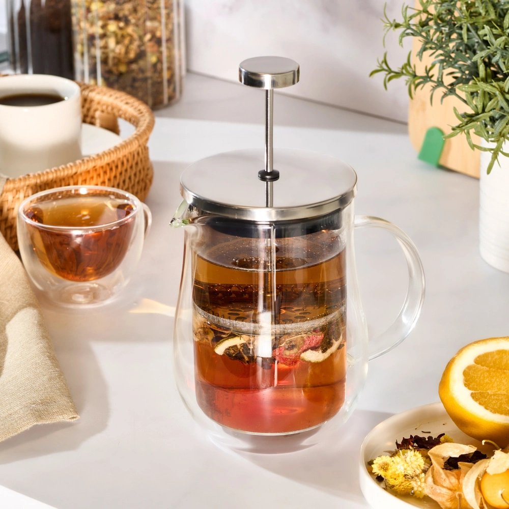 Karaca x Ebru Erke Pia Kiku Çİft Cidarlı French Press 600 ml görseli 6