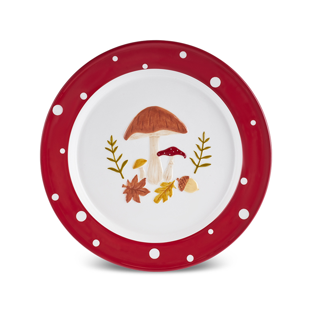 Karaca Cozy Mantar Servis Tabağı 26 cm görseli 3