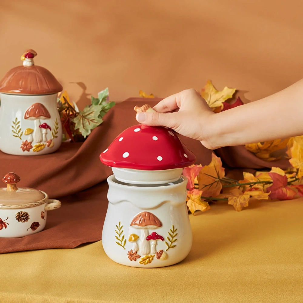 Karaca Cozy Saklama Kabı Kırmızı 600 ml görseli 2