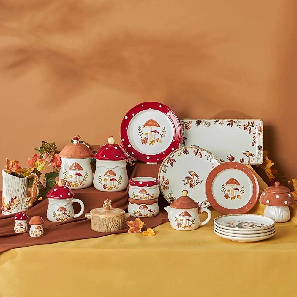Karaca Cozy Rakun Pasta Tabağı 21 cm görseli 5