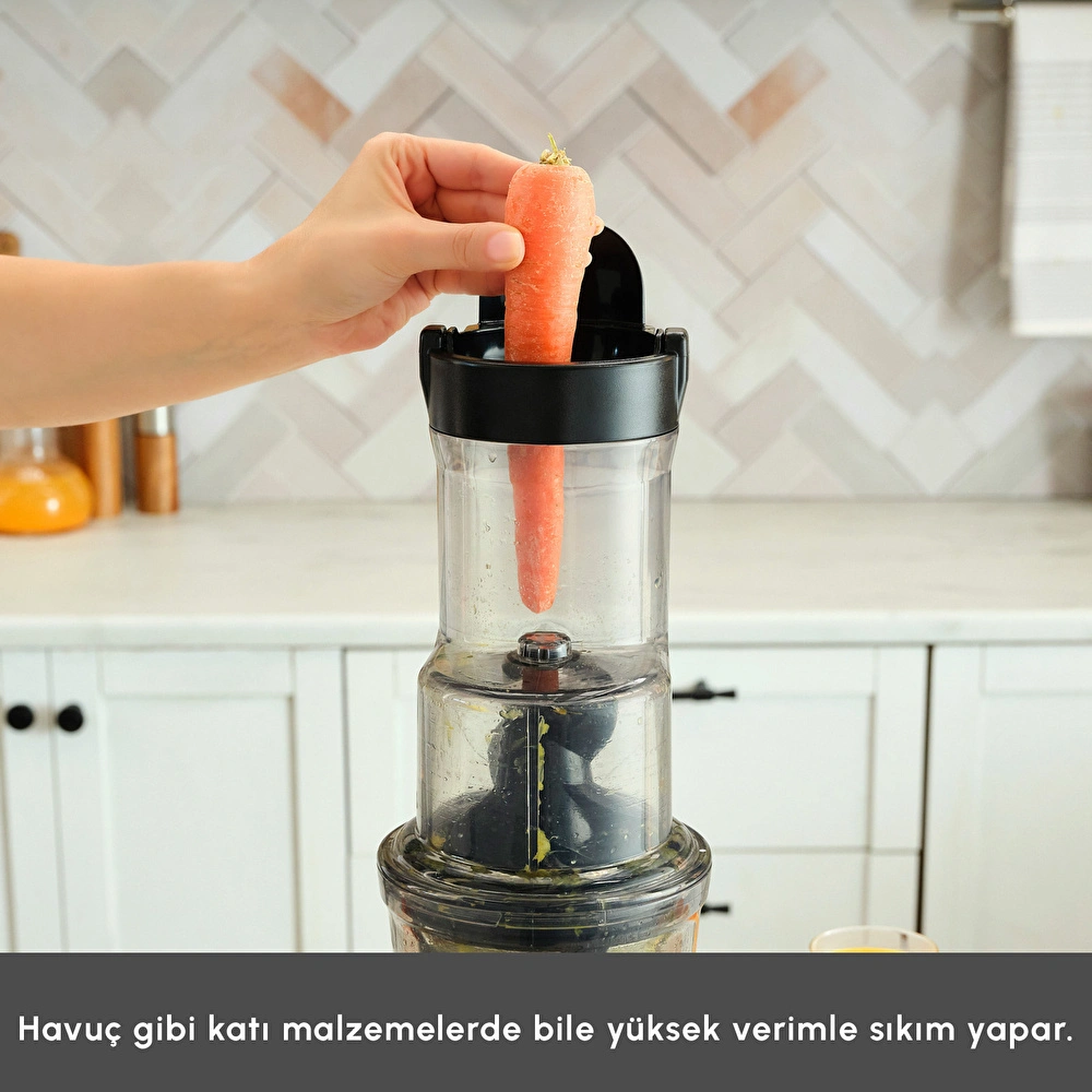 Karaca Inox Slow Juicer Katı Meyve Sıkacağı görseli 7