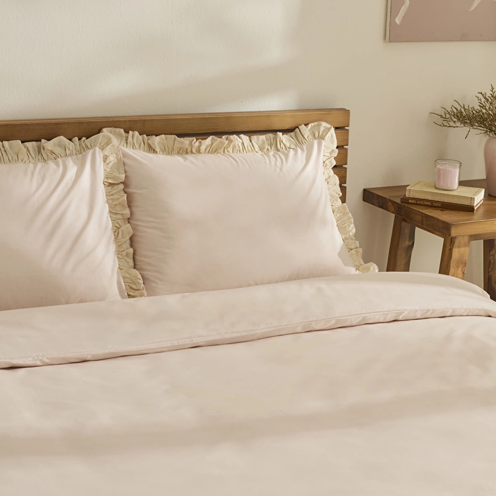 Kaşmir Home Lisa Tek Kişilik Nevresim Takımı Rose görseli 4