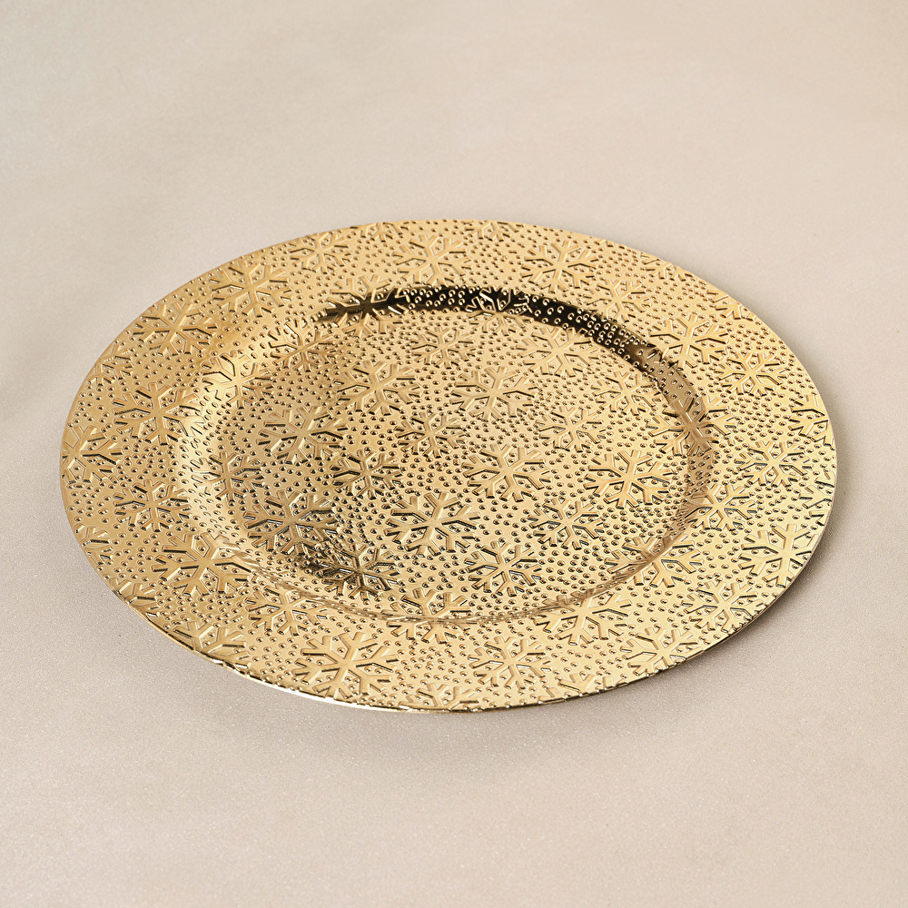 Karaca Home New Year Yılbaşı Snow Supla Gold 33 cm görseli 2