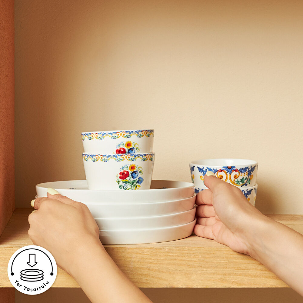 Karaca Stream Bone Vita 34 Parça 6 Kişilik Kahvaltı Takımı thumbnail 8