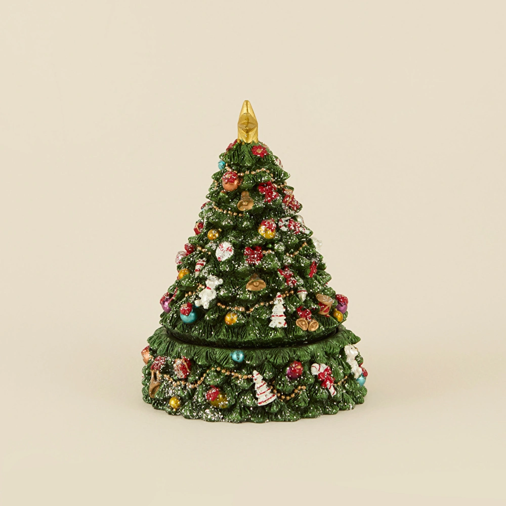 Karaca Home New Year Yılbaşı Teddy Tree Müzikli ve Hareketli Obje görseli 2