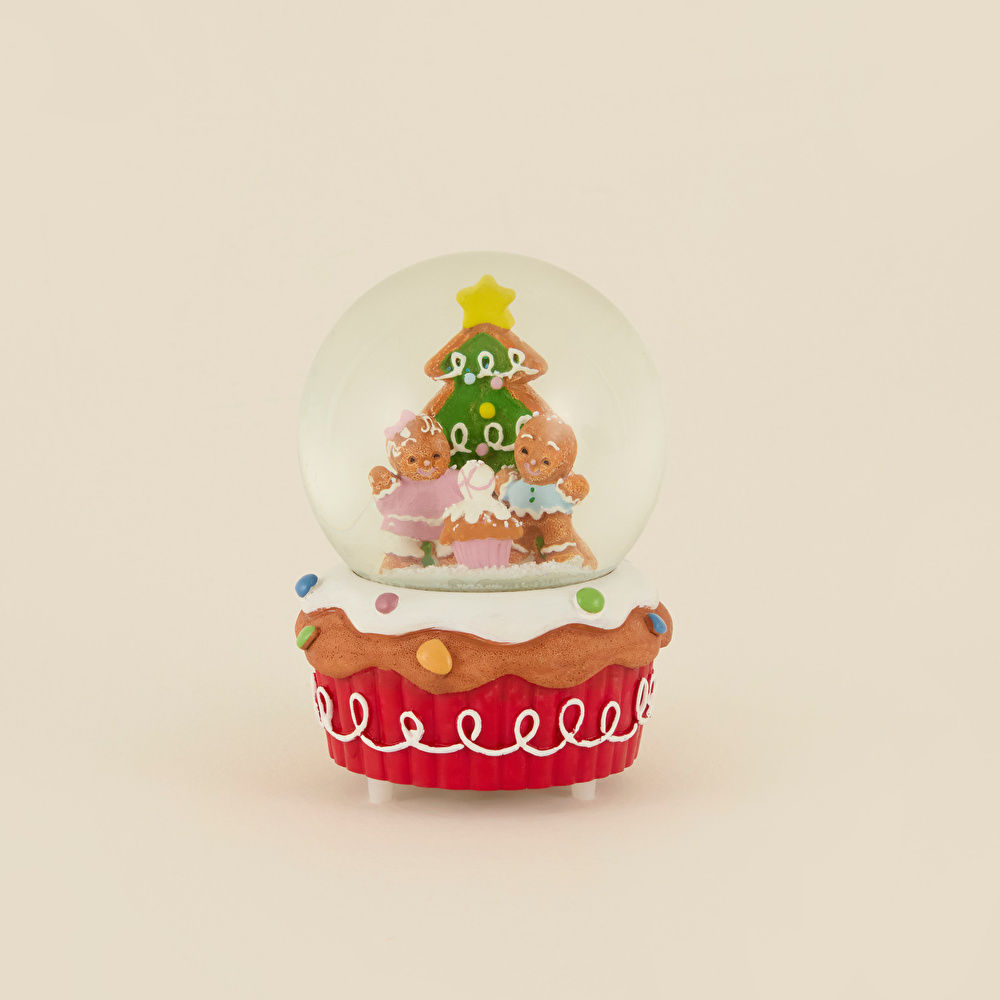 Karaca Home New Year Yılbaşı Cupcake Müzikli Yılbaşı Kar Küresi görseli 2