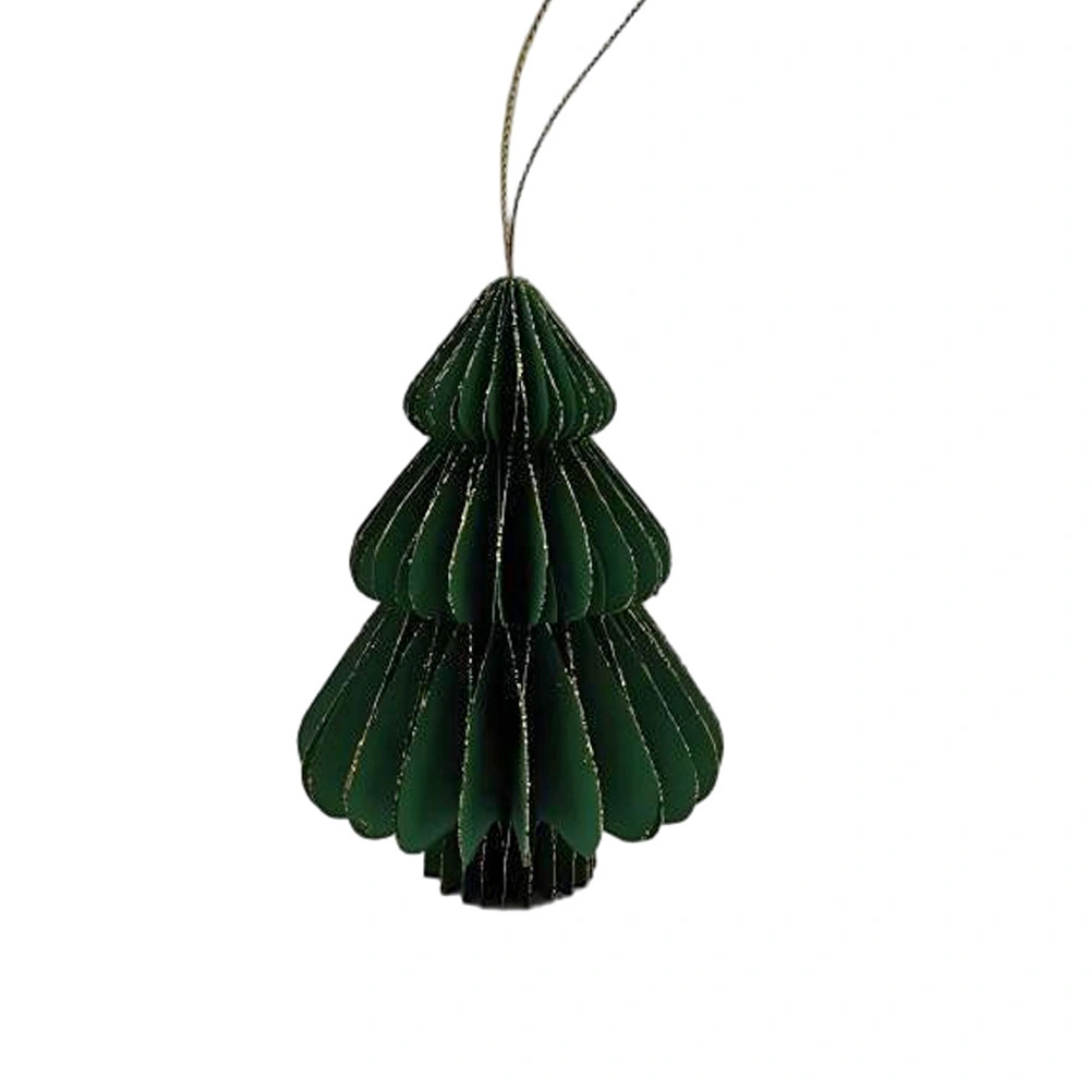 Karaca Home New Year Yılbaşı Çam Ağacı Şekilli 3 Adet Ağaç Süsü 9,5x15 cm görseli 3