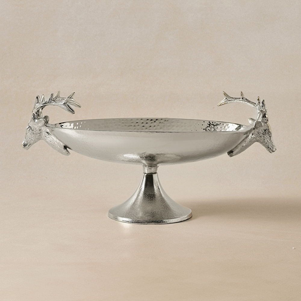 Karaca Home New Year Yılbaşı Geyikli Roe Dekoratif Gondol 21x47x21,5 cm görseli 1