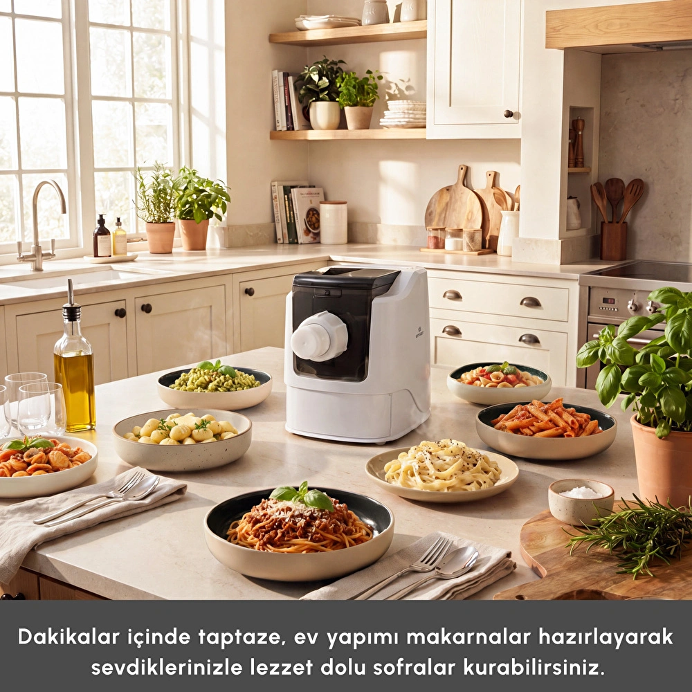 Emsan Otomatik Makarna ve Erişte Yapma Makinesi görseli 3