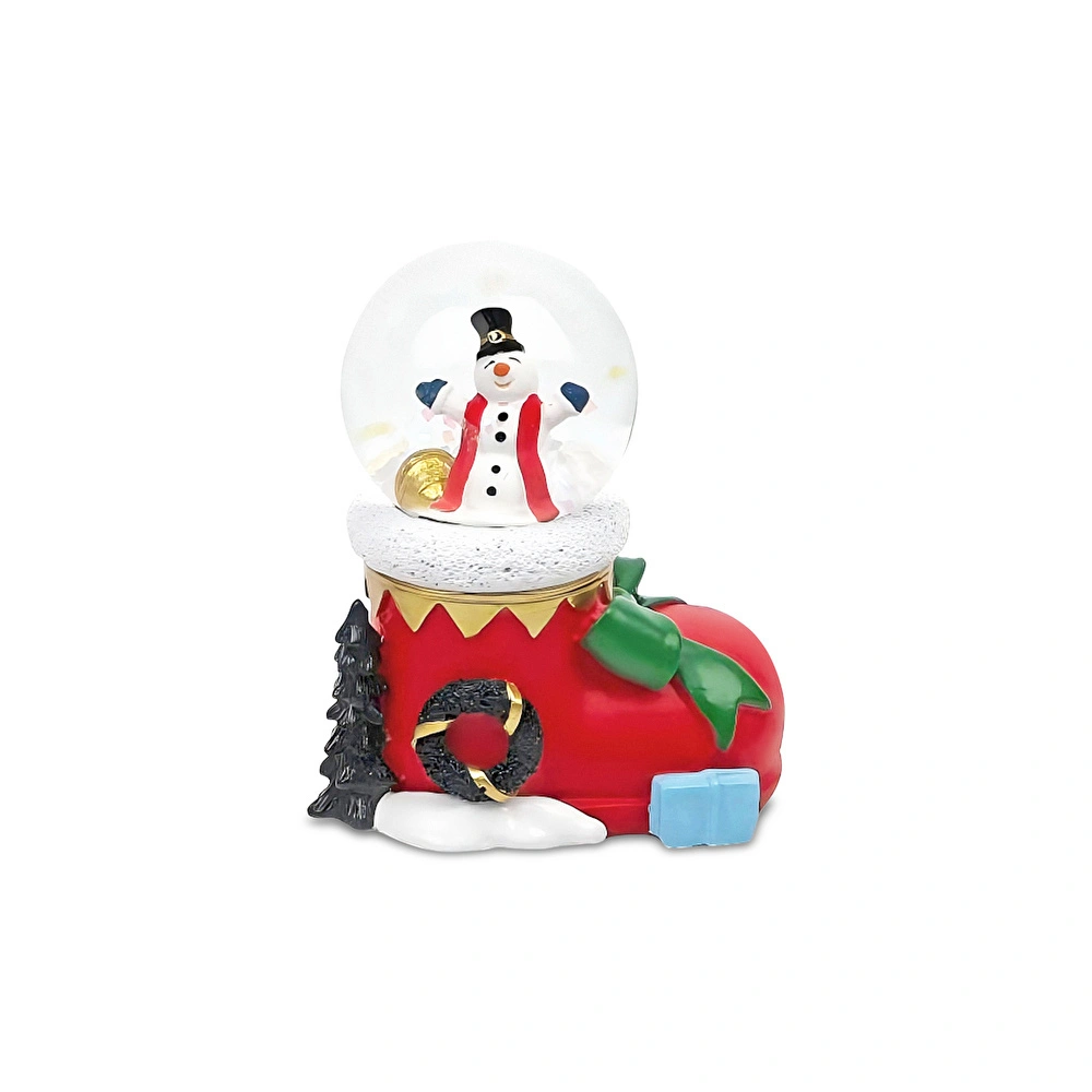 Karaca Home New Year Yılbaşı Boot Kar Küresi 7,6 x 4,5 x 8,8 cm görseli 1