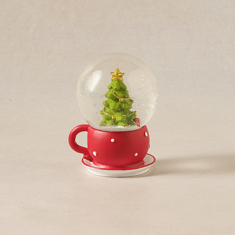 Karaca Home New Year Yılbaşı Coffee Cup Kar Küresi 9,5 x 8 x 11,5 cm görseli 4