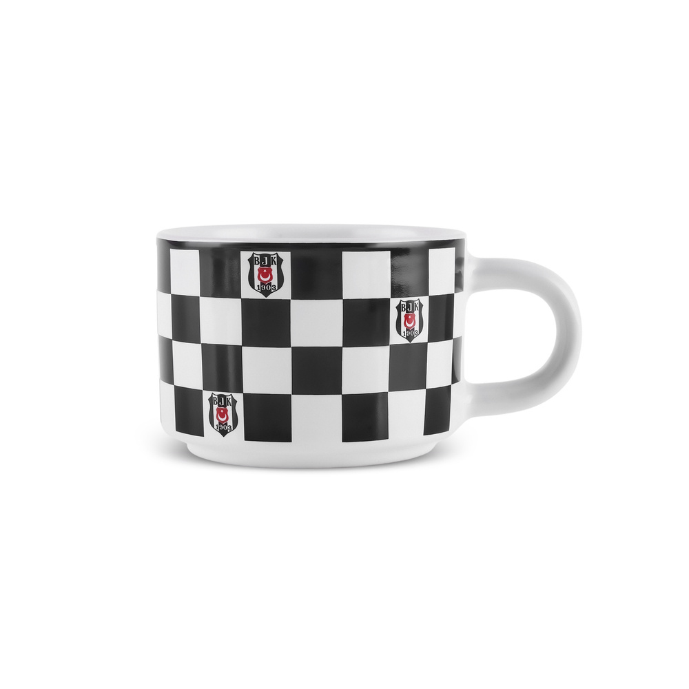 Karaca x Beşiktaş Lisanslı 4 Kişilik Standlı Çay Fincan Takımı 180 ml görseli 8