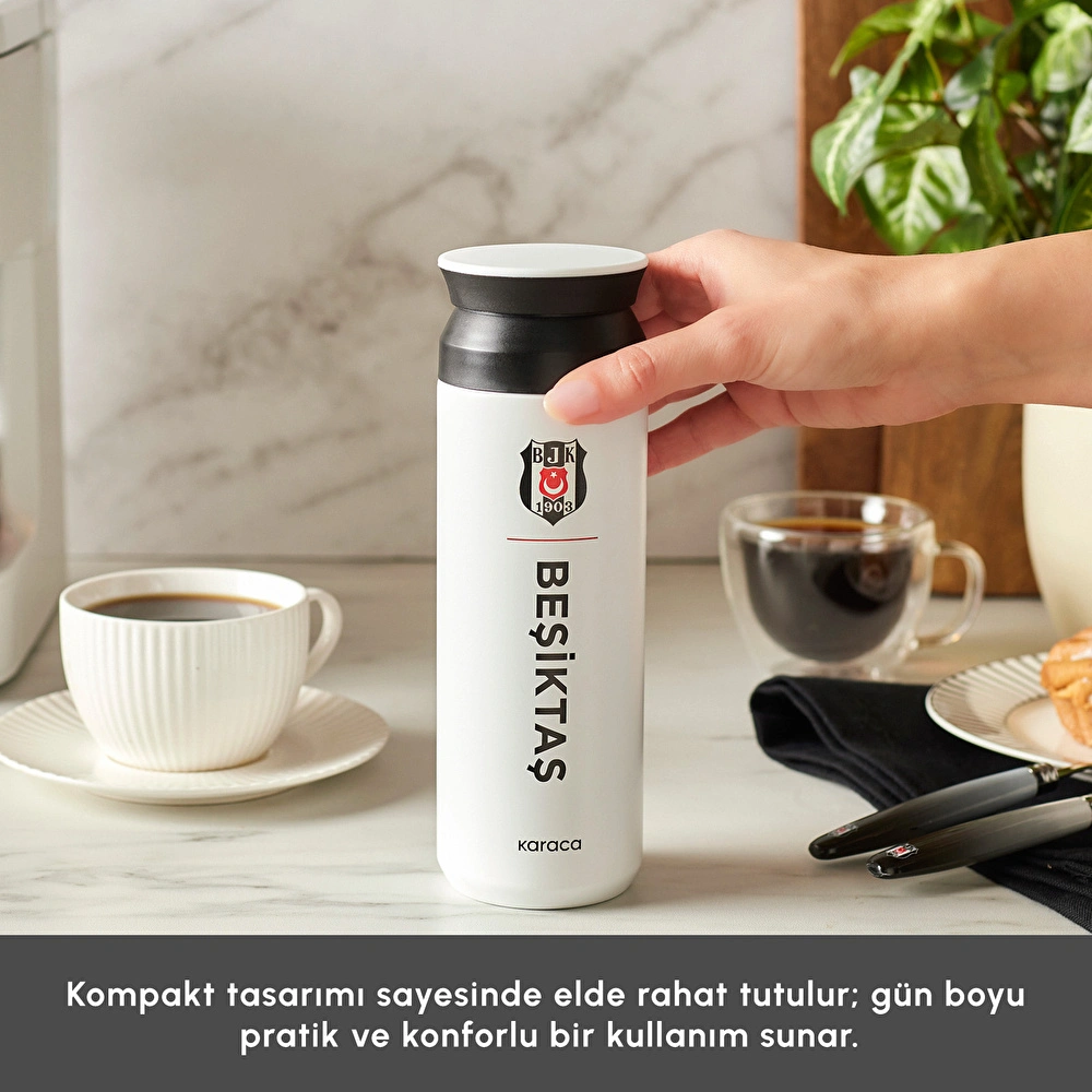 Karaca x Beşiktaş Logo Termos 500 ml görseli 3