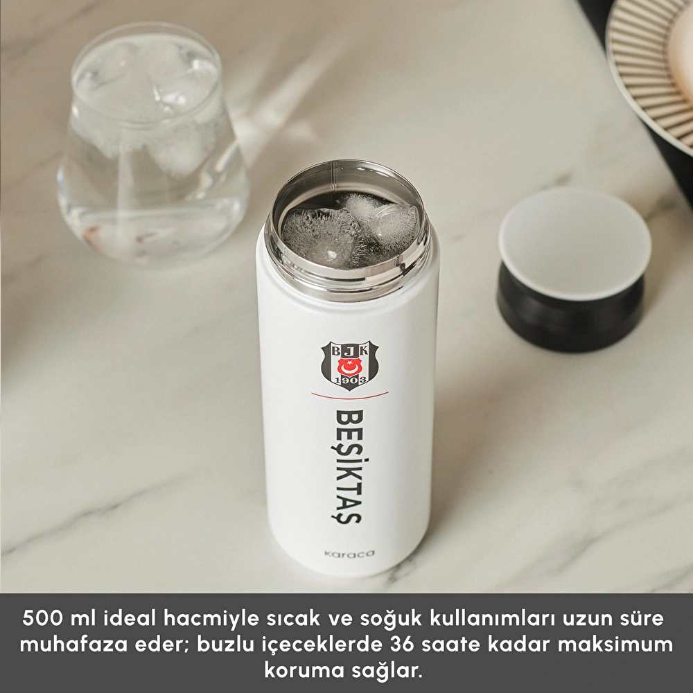 Karaca x Beşiktaş Logo Termos 500 ml görseli 4