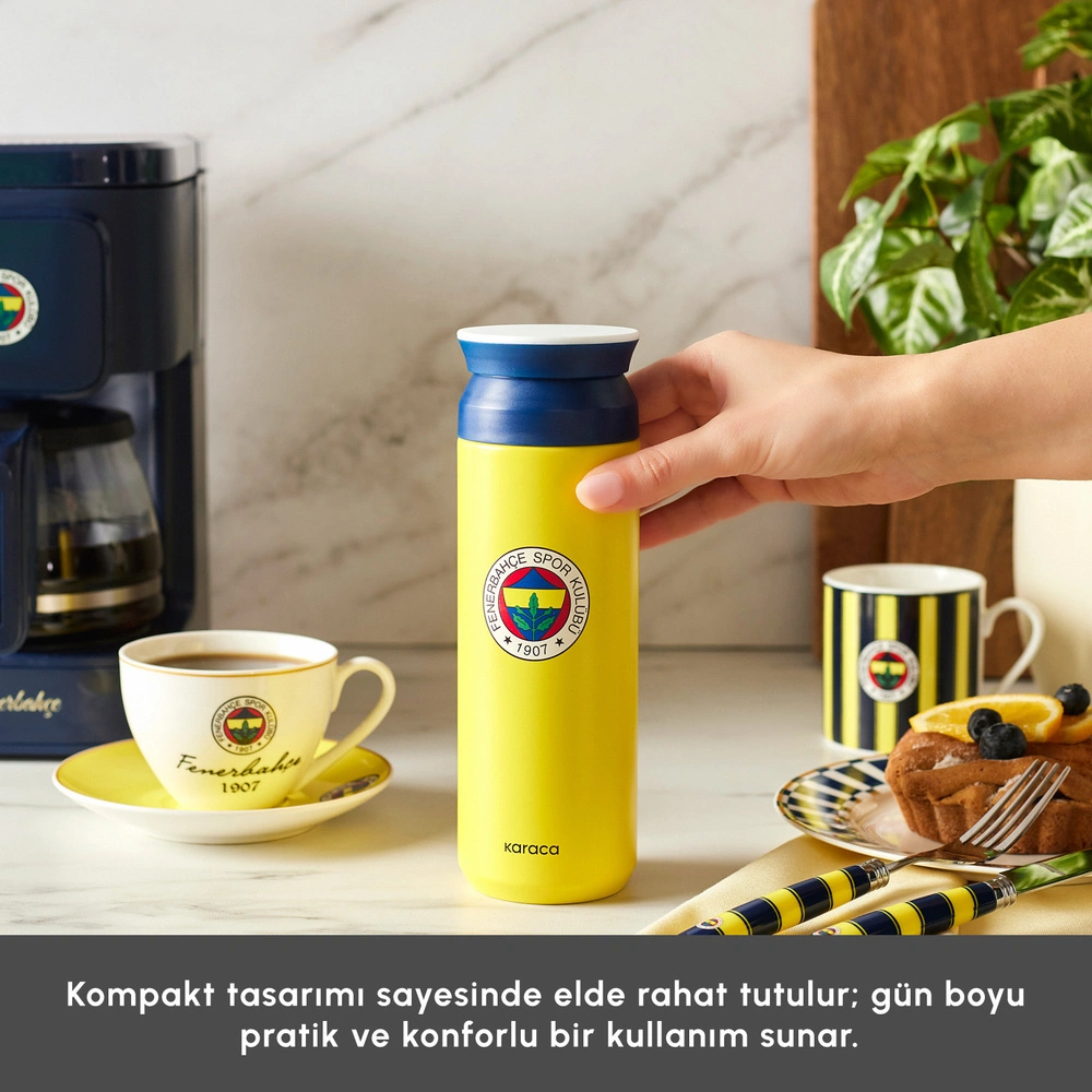 Karaca x Fenerbahçe Lisanslı Logo Termos 500 ml görseli 4