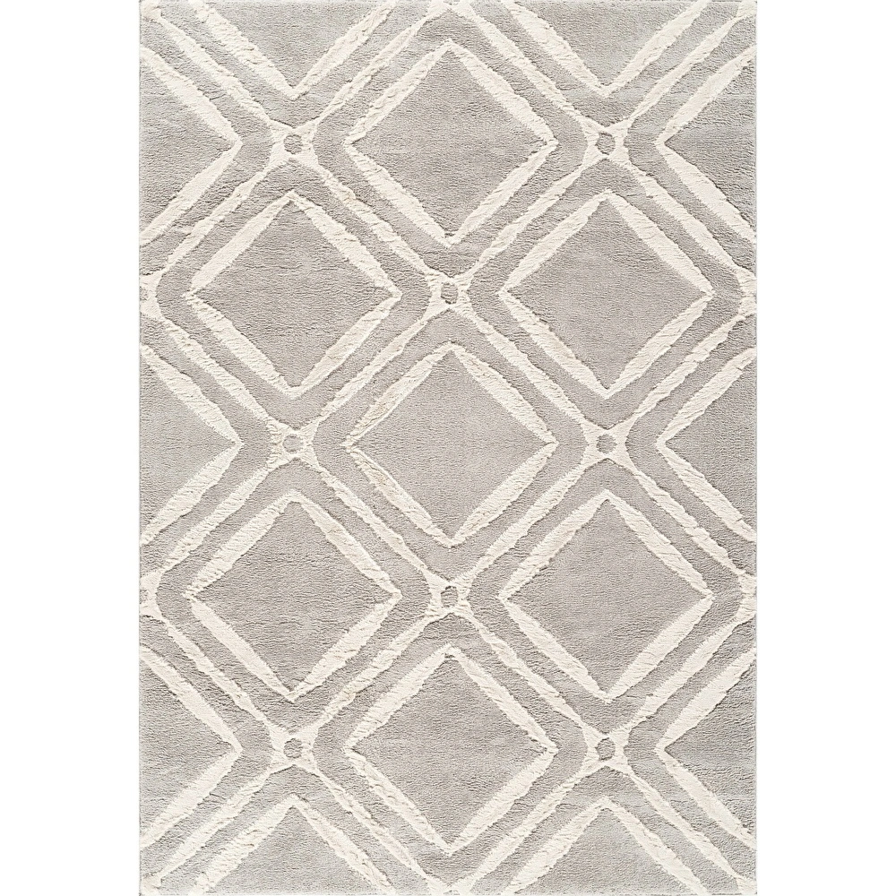 Kaşmir Halı 7/24 Plushy Doha Gri 50x80 cm görseli 2