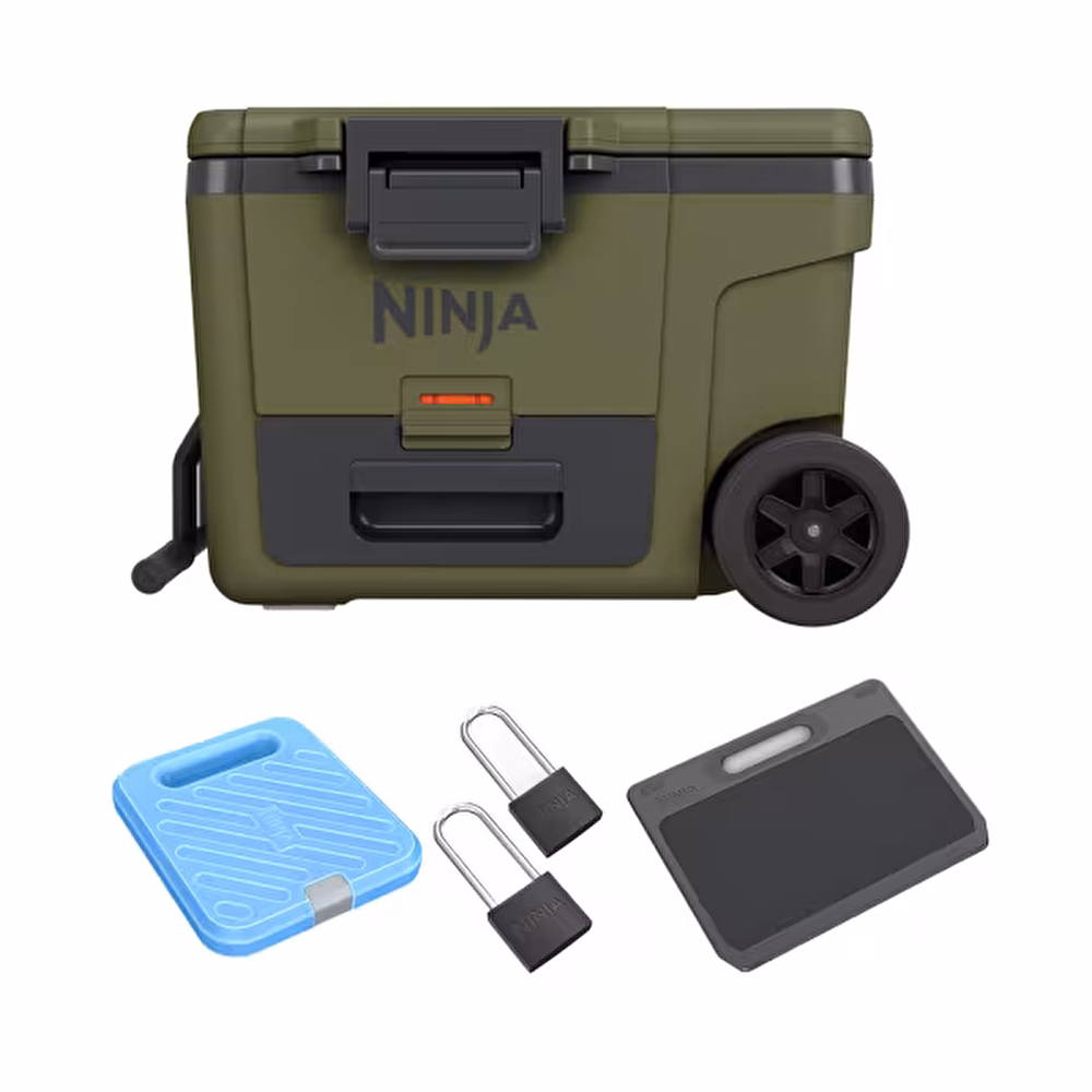 Ninja FrostVault Tekerlekli Cooler 42 Litre Haki görseli 1