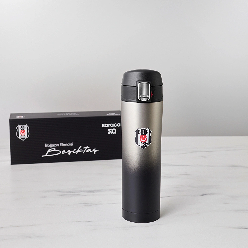 Karaca x Beşiktaş Lisanslı Çelik Sızdırmaz Termos Kutulu 450 ml görseli 2