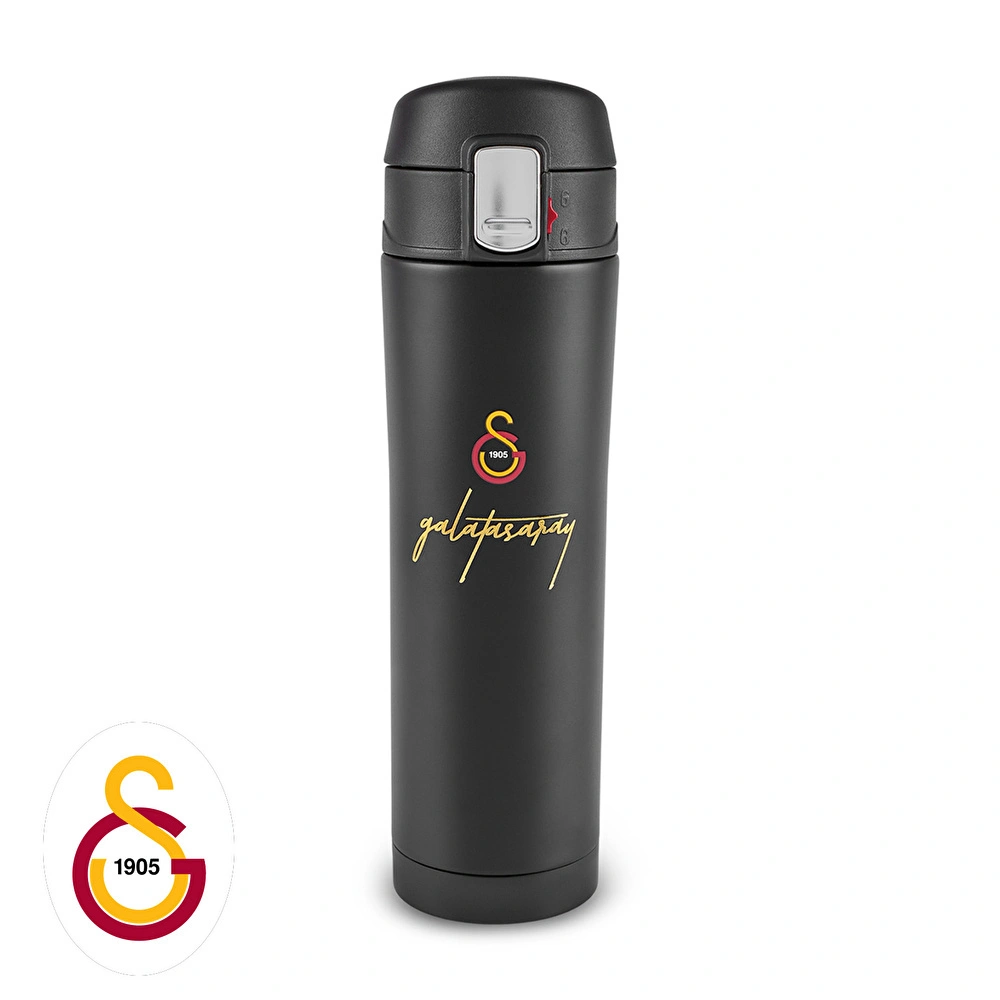 Karaca x Galatasaray Lisanslı Çelik Sızdırmaz Termos Kutulu 450 ml görseli 1